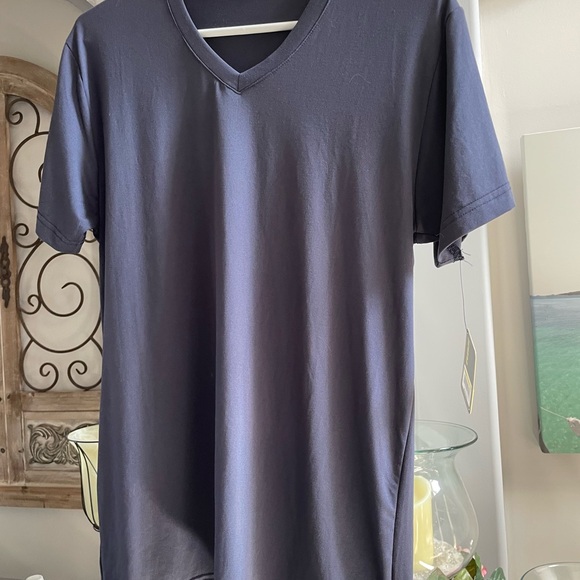 NWT RBX navy men’s sleepwear/activewear short sleeve shirt in size S super soft - Picture 1 of 7